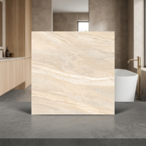 กระเบื้องปูพื้นพอร์ซเลนขัดเงา Ivory Vision Satuario ขนาด 600x600 มม. ลายหินอ่อน เคลือบเซรามิก - Product Image 6