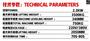 <span class=keywords><strong>Elevador</strong></span> hidráulico de doble cilindro para montaje en suelo, equipo de reparación de automóviles de dos postes para elevadores de <span class=keywords><strong>tijera</strong></span> - Product Image 4