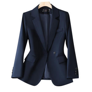 New Long Sleeve One Button Anzug Lange Hosen Damen Formale Business Blazer Anzug 2-teilige Sets Sehe Fashion - Product Image 2