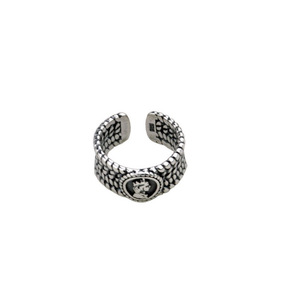 Yinruitai S925 Sterling Silver Wide Band <b>Ring</b> Women Retro Fashion <b>Open</b> Index Finger <b>Ring</b> Everyday Wear Jewelry - Product Image 5