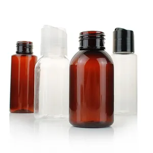 Kunststoff-Reises hampoo flaschen mit Disc Top Flip Cap Nachfüllbare Squeeze-Kosmetik behälter für Lotion