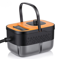 Máquina de Limpieza a Vapor RAF R.1375 de 1250 ml, 1500 W, 4 Bares, 155 °C, Cuerpo de PP y ABS, 11 Herramientas en 1 para Desengrasado Profundo y Limpieza de Vidrios