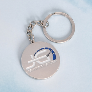 Làm cho logo của riêng bạn Hợp kim kẽm Keyring tùy chỉnh vòng hình chữ nhật thư khắc Kim Loại Keychain - Product Image 3