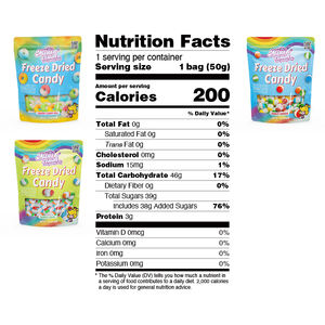 המפעל ישירות מכירה בתפזורת הקפאה ממתקים מיובשים מגוון פירות פירות פירות ממתקים לייופיזציה - Product Image 5