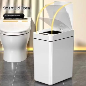 Cubo de Basura Inteligente con Sensor de Movimiento Sin Contacto para Baño, Cocina y Oficina, Capacidad de 15L, Funciona con Batería - Product Image 2
