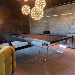Mesas <span class=keywords><strong>de</strong></span> Billar Modernas <span class=keywords><strong>de</strong></span> Lujo <span class=keywords><strong>de</strong></span> 7, 8 y 9 pies, Directas <span class=keywords><strong>de</strong></span> Fábrica, Patas <span class=keywords><strong>de</strong></span> Acrílico <span class=keywords><strong>Transparente</strong></span>, Marco <span class=keywords><strong>de</strong></span> Madera Negra, Personalizables - Product Image 3