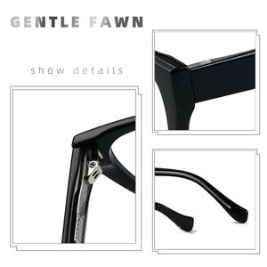 نظارات نسائية بتصميم شعبي للبيع بالجملة، نظارات حماية من الضوء الأزرق بشعار مخصص، نظارات نسائية رائجة - Product Image 3