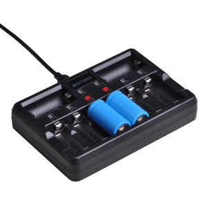 LCD Intelligent Rapide 8 Baies <span class=keywords><strong>CR123A</strong></span> Batterie <span class=keywords><strong>Chargeur</strong></span> pour Li-ion RCR123A 16340 RCR2 CR2 <span class=keywords><strong>Rechargeable</strong></span> Batteries - Product Image 1