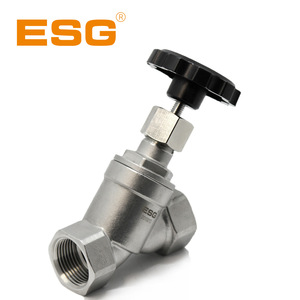 วาล์วแบบมุมเอียง ESG รุ่น 107 สแตนเลส 304 เกลียวตัวผู้ PN16 มาตรฐานแห่งชาติ - Product Image 3