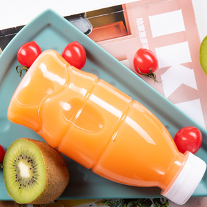 Botella de Plástico Transparente de Grado Alimenticio PP Resistente al Calor de 350 ml - Biodegradable para Leche de Arroz, Jugos, Bebidas Calientes, Té de Burbujas y Leche de Soya - Product Image 6