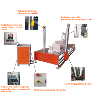 Tự động CNC EPS <span class=keywords><strong>Polystyrene</strong></span> xốp nóng dây bọt cắt với động cơ & bánh PLC kiểm soát - Product Image 2