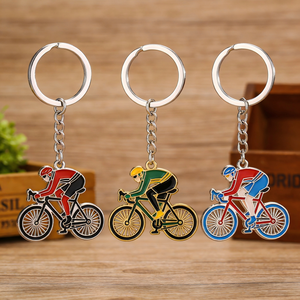 Llaveros Metálicos Promocionales con Logotipo Personalizado, Llavero de Bicicleta, Llavero de Diseño, Lote de Llaveros - Product Image 3