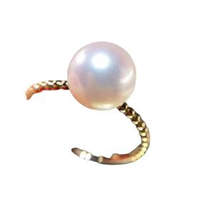 Support de bague en argent S925, accessoires DIY pour perles, édition Elk, rond plat 5-7mm, bijoux en argent 10055 - Product Image 4