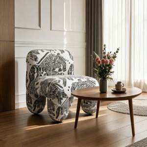 Poltrone Moderne Minimaliste Quadrate in Tessuto Imbottito - Design Ecologico con Gambe in Legno <span class=keywords><strong>per</strong></span> Appartamenti, Comode Poltrone Senza Braccioli - Product Image 3