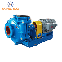 Pompe à boue minière haute pression en alliage de chrome robuste et résistante à l'abrasion pour le traitement des minerais