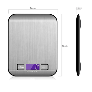 Báscula de Cocina Digital con Función de Tara – Báscula Electrónica de Precisión para Café, Pantalla LCD de Acero Inoxidable, Multiusos - Product Image 5