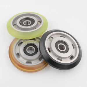 Rouleau de guidage d'ascenseur haute vitesse 125*22*6303 avec roue en PU pour <span class=keywords><strong>cabine</strong></span> et contrepoids - Product Image 2