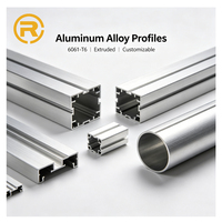 Profilé d'extrusion en aluminium série 6000 sur mesure, anodisé et thermolaqué, tube carré OEM, service de moulage CNC avec découpe