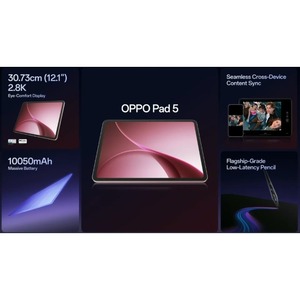 Tablet OPPO PAD 5 5G de 12.1 pulgadas, 8/256 GB, D7300 Ultra, VERSIÓN GLOBAL, 10050 mAh, envío por FedEx - Product Image 3