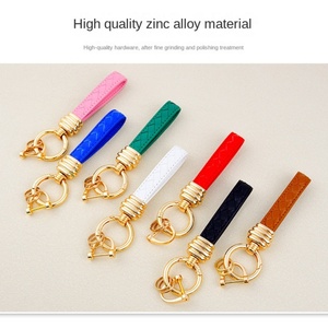 Fabricant de porte-clés en gros, porte-clés en cuir pour voiture par sublimation, porte-clés personnalisé avec logo de marque, souvenir promotionnel, porte-clés en cuir PU - Product Image 6