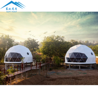 Personnalisé 2024 Nouveau Glamping Igloo Dôme Tente Maison 6m Diamètre Luxe Extérieur Hôtel Resort Camping Tente