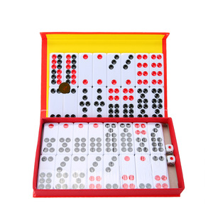 Tuiles de Pai Gow en mélamine à motif bambou 22 mm multicolores pour jeu - Product Image 4