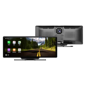 Navigation intelligente DVR écran de voiture 2K Dashcam 2.5D écran tactile carplay 10 pouces moniteur de voiture écran de jeu de voiture portable