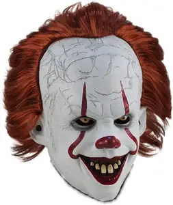 Halloween Mask For Adult and Kid Horror Clown Latex Mask Cosplay Party Supplies