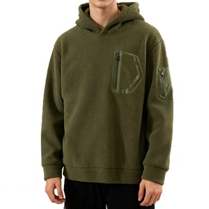 Sweat-shirt à capuche oversize uni pour homme personnalisé, logo brodé, technique de lavage, sweat-shirts pour la saison hivernale - Product Image 1