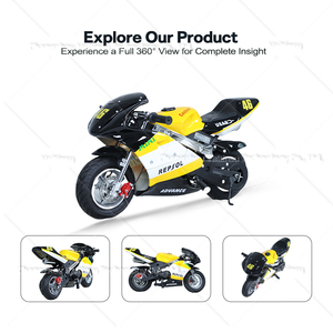 Motocicletas Todoterreno Mini de 2 Tiempos para Niños, Modelo HY-PB492, con Ruedas de Gasolina de 10 Pulgadas - Product Image 2