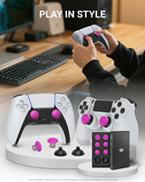 Capuchon de joystick en caoutchouc souple pour manette PS5/PS4/SWITCH PRO/XBOX, modification tête de champignon, accessoires DIY en plusieurs couleurs DS5