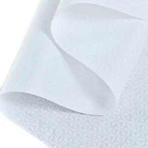 Natural plants fiber spunlace fabric baby wet wipes non woven nonwoven fabric for dry facial tissue