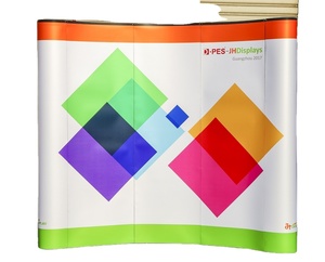 Mùa Xuân Sang Trọng Xách Tay Pop Up Banner Đứng Cho Đám Cưới/Quảng Cáo - Product Image 1