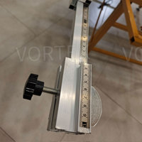 Scie à panneaux pliable portable Vortek, scie à table multifonctionnelle sans poussière pour la coupe du bois, mini scie circulaire horizontale 45/90 avec moteur