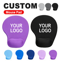 Tapis de souris personnalisé avec repose-poignet – Vente en gros, accessoire de bureau pour poste de travail, usage quotidien, cadeau d'affaires