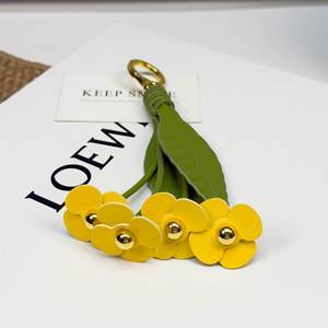 Yellow Pu Leather Stylish Purse New Arrival Flower <b>Bag</b> <b>Charm</b> for Women Girls - Product Image 3