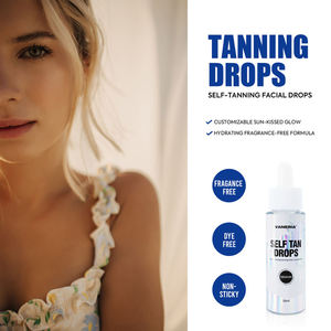 Gocce Autoabbronzanti Correttive del Colore, Siero Abbronzante Senza Sole per Viso e Corpo, Gocce <span class=keywords><strong>Abbronzanti</strong></span> per un Bagliore Dorato Naturale 50ml, Private Label OEM - Product Image 2