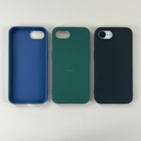 Coques de téléphone en TPU 1,6 mm en gros, fines et de couleur unie, en stock pour iPhone 17E, 16E, 15 Pro Max, 14, 13, 12, 11, XR