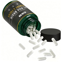 Capsules Alpha Brain en marque privée, complément alimentaire nootropique, soutient la fonction cognitive, la mémoire, la concentration, OEM ODM