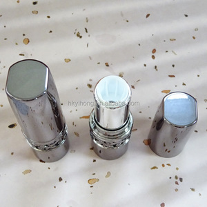 Special Hollow Design Empty Plastic <b>Lipstick</b> Tubes <b>Custom</b> Logo Hot Stamping Screen Printing <b>Custom</b> Color Cosmetic 22mm - Product Image 5