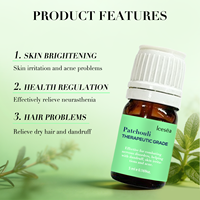 Huile Essentielle de Patchouli Marque Blanche 100% Pure Naturelle Bulnesène Aromathérapie Soin de la Peau OEM