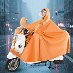 Impermeable Extra Grande de Doble Asiento, Largo y Moderno, de Tela Oxford/PVC, Versátil para Bicicleta Eléctrica/Motocicleta/Con Motor - Product Image 6