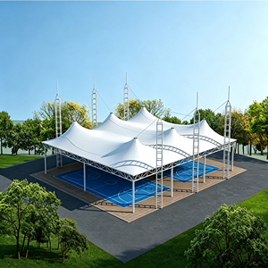 Estructuras Tensadas para Techos de Estadios y Canchas Deportivas, Carpas para Canchas de Baloncesto, Material para Canchas de Pádel - Product Image 2