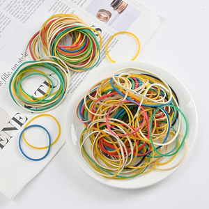 Banda de goma elástica de alta calidad respetuosa con el medio ambiente personalizada, bandas de goma de mezcla de colores naturales de fábrica para la escuela, el hogar y la Oficina - Product Image 2