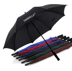 Groothandel Goedkope Promotionele Golf Rechte Waterfront Paraplu Met Custom Merk Bedrijf Logo