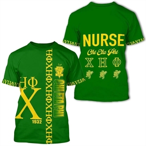 Chi Eta Phi Print Tshirts Drop Shipping Products Custom Oversized Casual Shirts for Women Short Sleeve Tops <strong>Sorority</strong> - Product Image 2