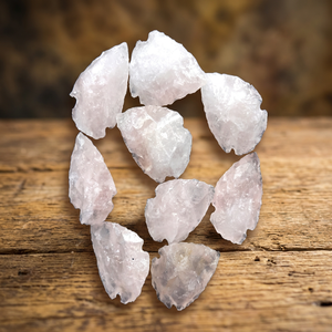 Pointes de flèche en cristal de quartz naturel transparent, forme irrégulière, pierres semi-précieuses taillées, gemmes artisanales - Product Image 5