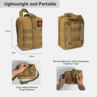 Nouveau sac de traumatologie Ifak portable en nylon Emt tactique personnalisé Trousse médicale tactique Trousse de premiers soins individuelle Ifak