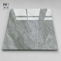 Carreaux de sol en porcelaine de haute qualité 600x600mm (24x24 pouces) entièrement émaillés, aspect marbre brillant, carreaux muraux en céramique prêts à être expédiés