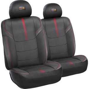 Set coprisedili 6 pezzi Powerbar II nero/rosso - Product Image 1